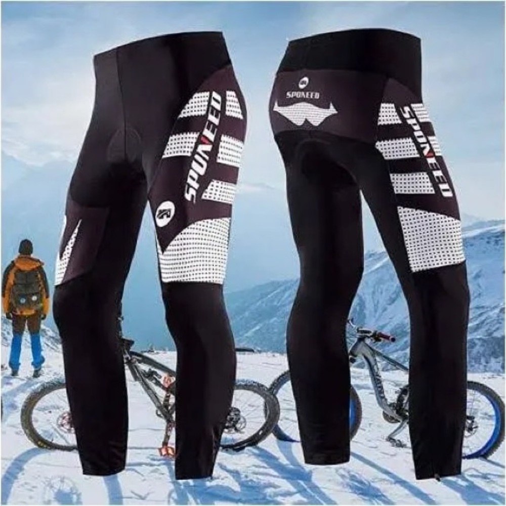 Sponeed Men’s Padded Cycling Tights Pants, Size M - Picture 2 of 16